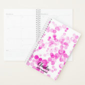 Roze Bubbels Bokeh Effect Stippen | Gepersonalisee Planner (Display)