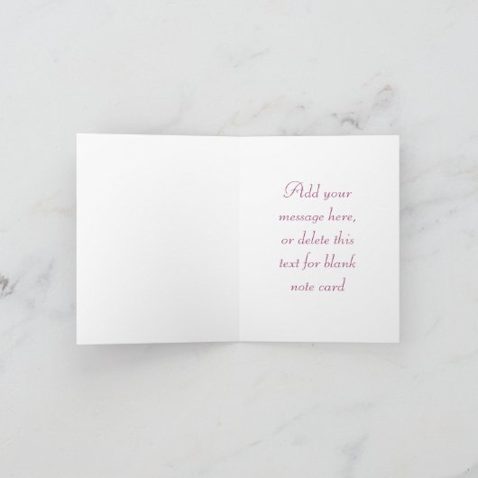 Roze Bubbels Roze Bedankt Kaarten (Binnen)