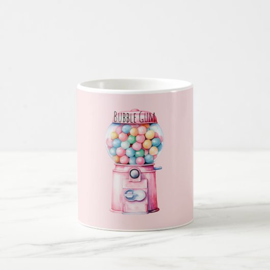 Roze Bubble Gum Koffiemok (Center)