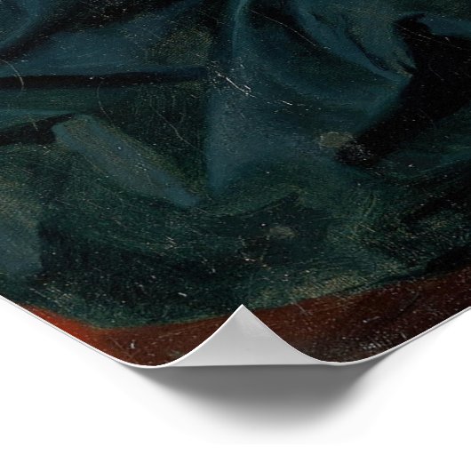 Roze Bubble Gum Lady Altered Art Poster (Hoek)