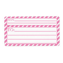 Roze Bubble Gum Strepen