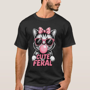 Roze Bubble Gum Zonnegroot Brutaal Maar Schattig K T-shirt