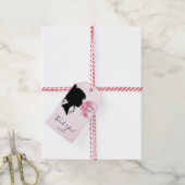 Roze Bubblegum Droom Snoep Sweet 16 Feest Cadeaulabel (Met Touw)