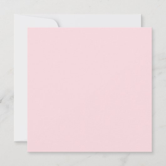 Roze Bubblegum Effen Kleur  Kaart (Voorkant)