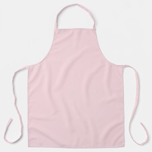 Roze Bubblegum Effen Kleur Schort (Voorkant)