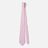 Roze Bubblegum Gingham Stropdas (Voorkant)