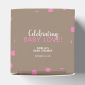 Roze Bubblegum, Poolse Dot | Ze is klaar om te Pop Bedankdoosjes (Bovenkant)