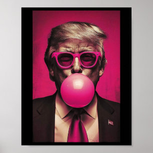 Roze Bubblegum Poster