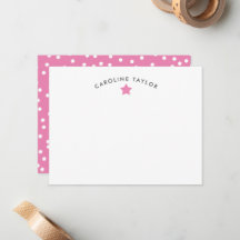 Roze Bubblegum Ster & Stippen Mooie Meisjesachtige