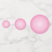 Roze Bubblegum | Ze is klaar om te Poppen Confetti (Achterkanten)