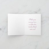 Roze Bubbles Roze Bedankkaartjes Bedankkaart (Binnen)