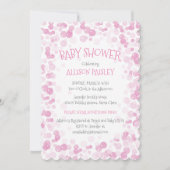 Roze bubels Baby shower Kaart (Voorkant)