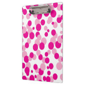 Roze bubels Confetti Patroonplaat Klembord (Links)