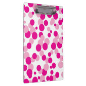 Roze bubels Confetti Patroonplaat Klembord (Rechts)