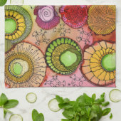 Roze Buckle Kitchen Towel Theedoek (Gevouwen)