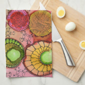 Roze Buckle Kitchen Towel Theedoek (Quarter Fold)