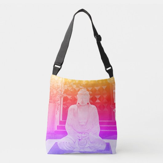 Roze Buddha Crossbody Bag Tas (Voorkant)