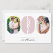 Roze budgetliefdesquote Weddenschap 2 foto's Colla (Voorkant)