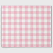 Roze Buffalo Check Pattern Cadeaupapier (Vlak)