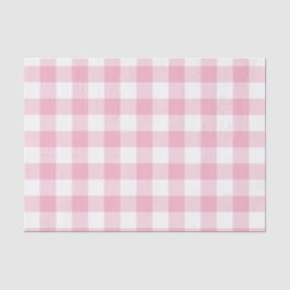 Roze Buffalo Check Pattern Tissuepapier