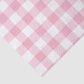 Roze Buffalo Check Pattern Tissuepapier (Detail)