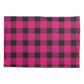 Roze Buffalo Country Lumberjack Pset Kussensloop (Achterkant)