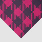 Roze Buffalo geplakt weefselpapier Tissuepapier (Detail)