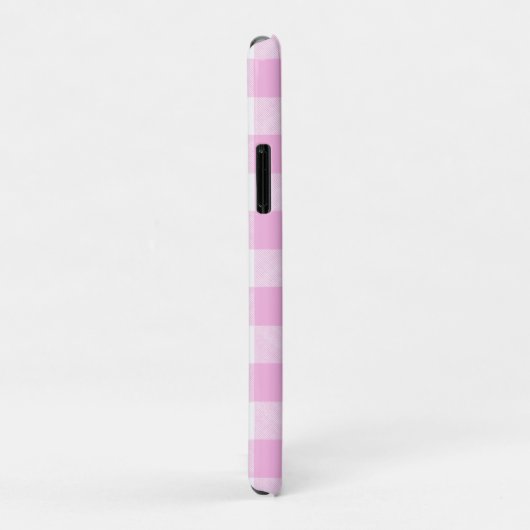 Roze Buffalo geruit Case-Mate iPhone Case (Achterkant/rechts)