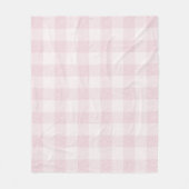 Roze Buffalo Pset Fleece Blanket (Voorkant)