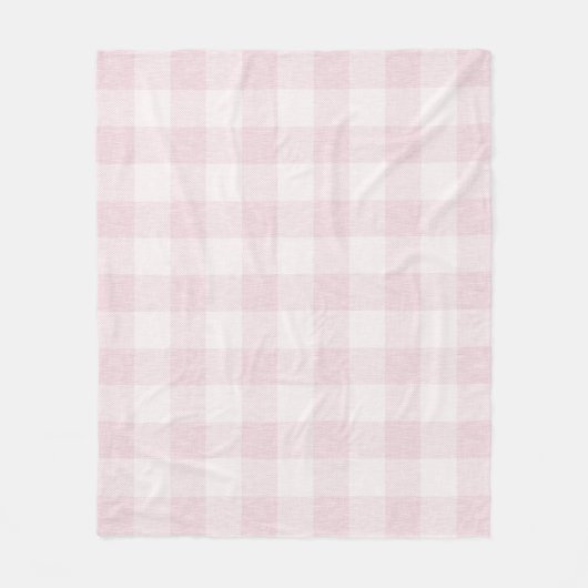 Roze Buffalo Pset Fleece Blanket (Voorkant)