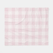Roze Buffalo Pset Fleece Blanket (Voorkant (Horizontaal))