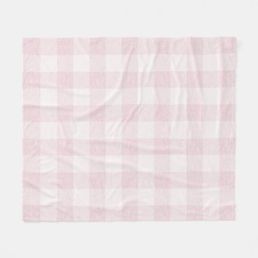 Roze Buffalo Pset Fleece Blanket (Voorkant (Horizontaal))