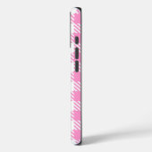 Roze Buffel Plaid Patroon Case-Mate iPhone Case (Achterkant / Links)