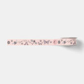 Roze Bug Monogram Grosgrain Lint (Voorkant)