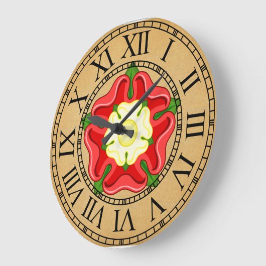 Roze bugge grote klok (Hoek)