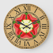 Roze bugge grote klok (Voorkant)