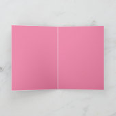 Roze buikdanseres shimmy kaart (Binnen)