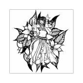 Roze buikdanseres shimmy rubberstempel (Afrduk)