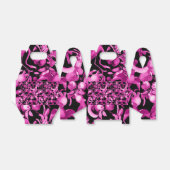 Roze buisjes en vlamingos patroon bedankdoosjes (Uitgevouwen)