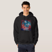 Roze Buitenaardse Wereld Hoodie (Voorkant volledig)