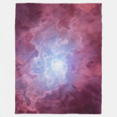 ROZE BUITENSTE RUIMTE FLEECE DEKEN (Voorkant)