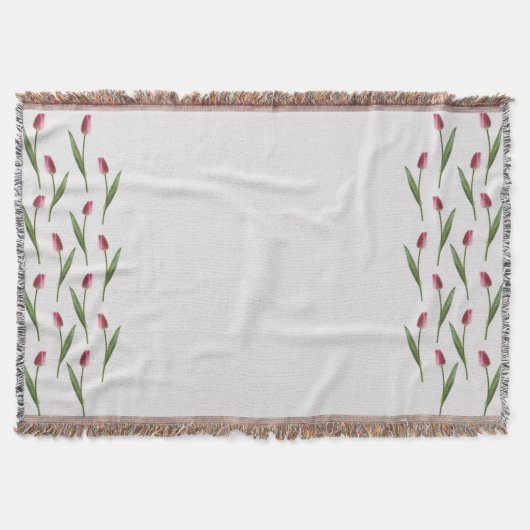 Roze buizen aan de zijkant deken (Voorkant)