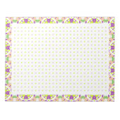 Roze BuJo Dot Grid ADHD Habit Tracker Goal Planner Notitieblok (Voorkant)