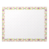 Roze BuJo Dot Grid Plan Habit Tracker Goal Planner Notitieblok (Voorkant)