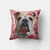 Roze bulldog kussen! kussen (Achterkant)