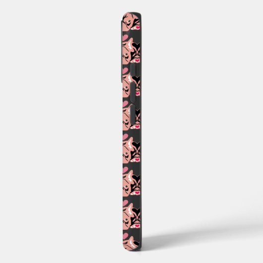 Roze Bulldogs Case-Mate iPhone Case (Achterkant / Links)