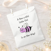 Roze Bumble Bee Baby shower Favor Tassen Bedankzakje (Geknipt)