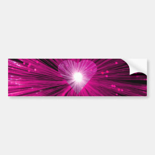 Roze bumpersticker