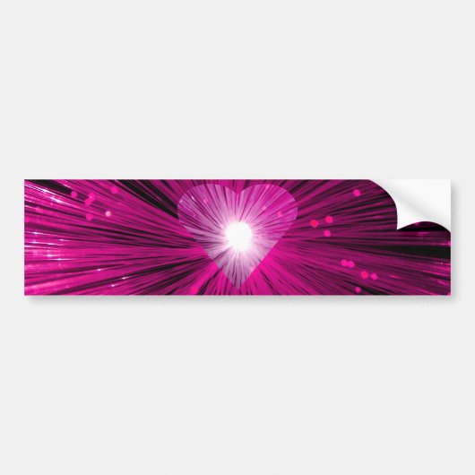 Roze bumpersticker (Voorkant)