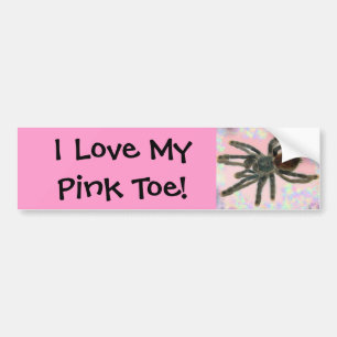 roze bumpersticker